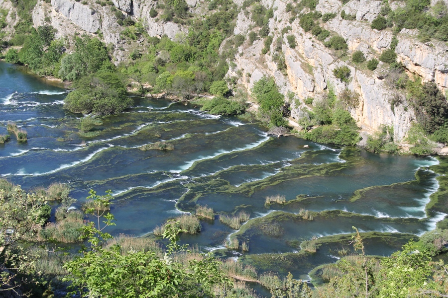 vodopady na reke krka